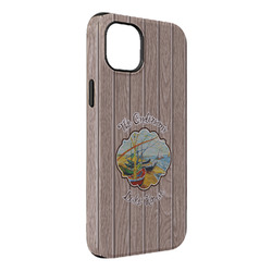 Lake House iPhone Case - Rubber Lined - iPhone 14 Plus (Personalized)