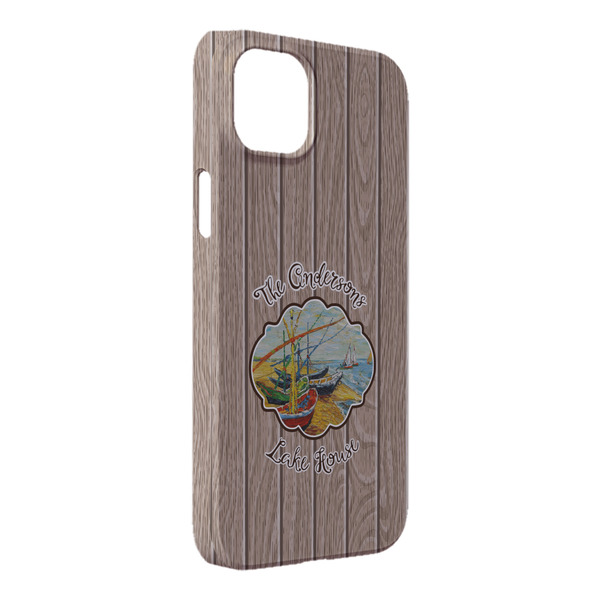 Custom Lake House iPhone Case - Plastic - iPhone 14 Pro Max (Personalized)