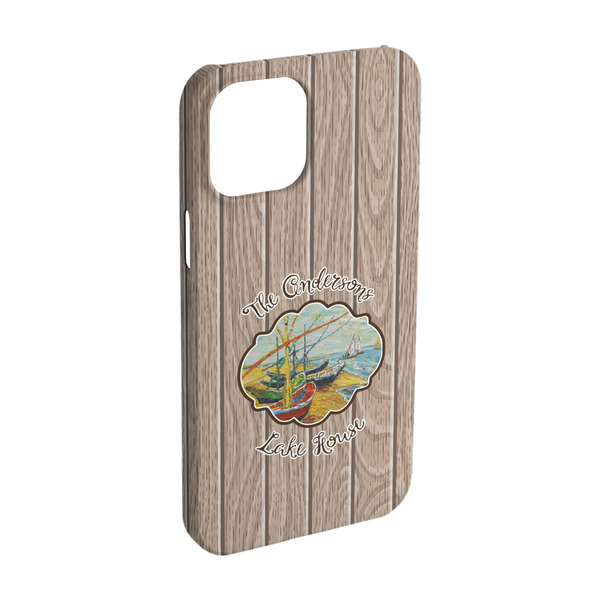 Custom Lake House iPhone Case - Plastic - iPhone 15 (Personalized)