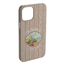 Lake House iPhone Case - Plastic - iPhone 15 Plus (Personalized)