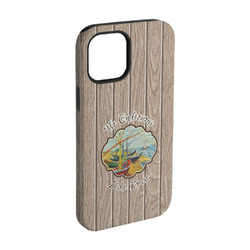 Lake House iPhone Case - Rubber Lined - iPhone 15 Pro (Personalized)