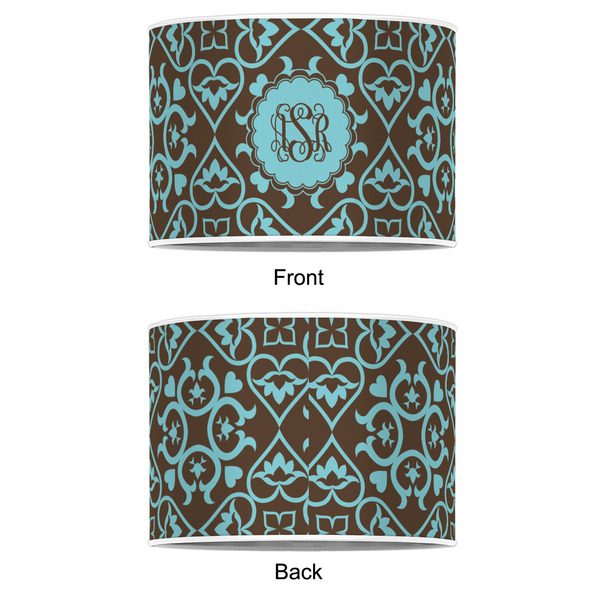 Floral 12" Drum Lampshade - APPROVAL (Poly Film)