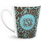 Floral 12 Oz Latte Mug (Personalized)