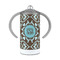 Floral 12 oz Stainless Steel Sippy Cups - FRONT