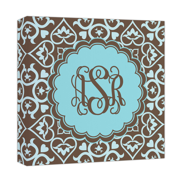 Custom Floral Canvas Print - 12x12 (Personalized)