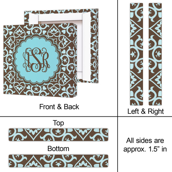 Floral 12x12 - Canvas Print - Approval