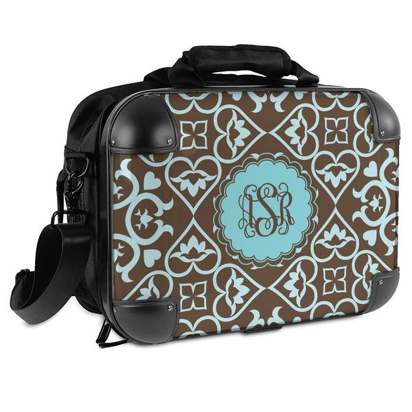 Custom Floral Hard Shell Briefcase (Personalized)