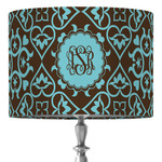 Floral 16" Drum Lamp Shade - Fabric (Personalized)