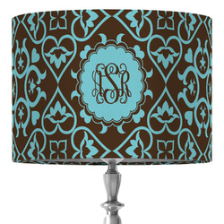 Floral 16" Drum Lamp Shade - Fabric (Personalized)