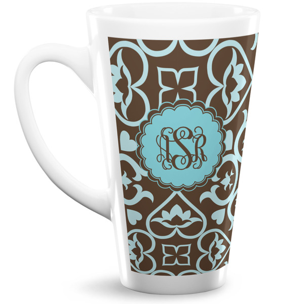 Custom Floral Latte Mug (Personalized)