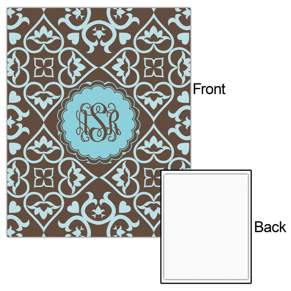 Floral 16x20 - Matte Poster - Front & Back