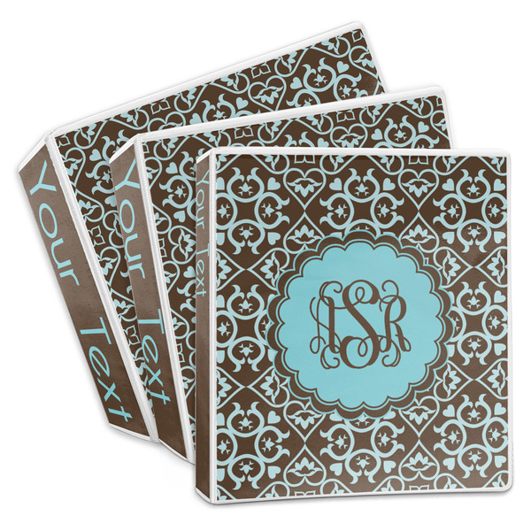 Custom Floral 3-Ring Binder (Personalized)