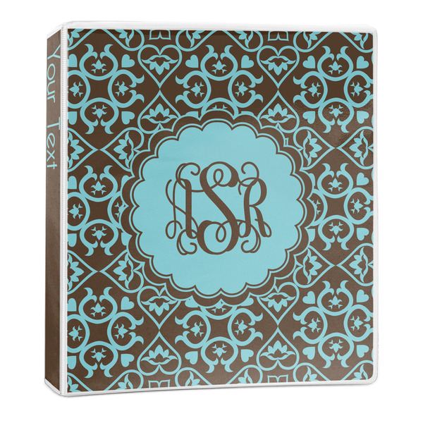 Custom Floral 3-Ring Binder - 1 inch (Personalized)
