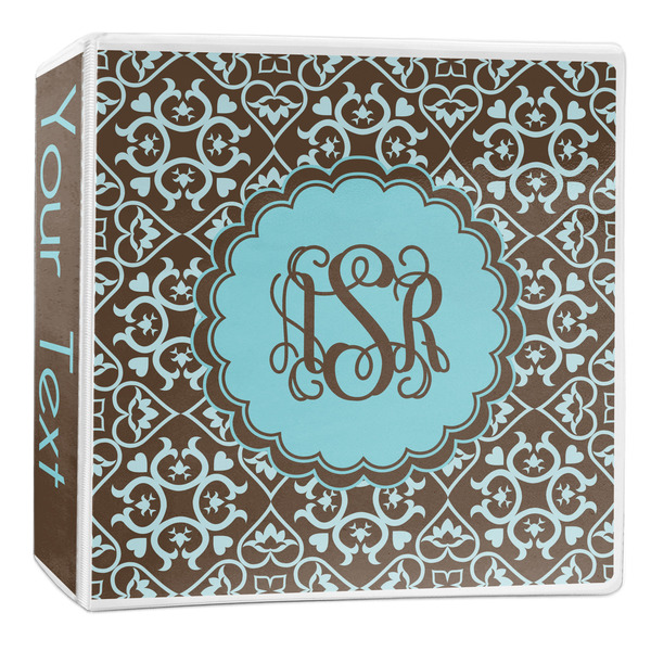 Custom Floral 3-Ring Binder - 2 inch (Personalized)