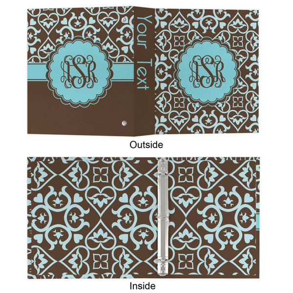 Floral 3 Ring Binders - Full Wrap - 1" - APPROVAL