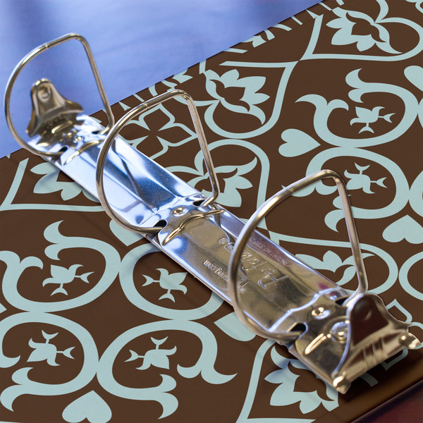 Floral 3 Ring Binders - Full Wrap - 2" - DETAIL