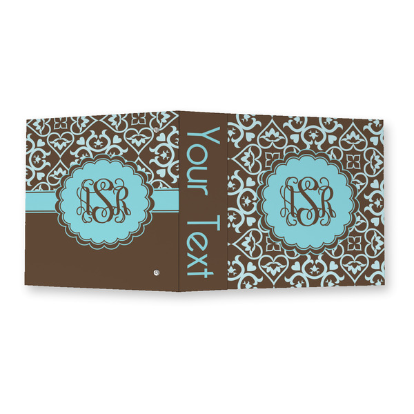 Floral 3 Ring Binders - Full Wrap - 2" - OPEN OUTSIDE