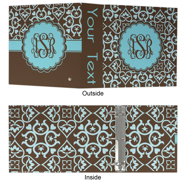 Floral 3 Ring Binders - Full Wrap - 3" - APPROVAL