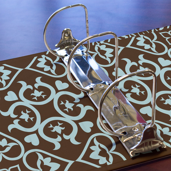 Floral 3 Ring Binders - Full Wrap - 3" - DETAIL