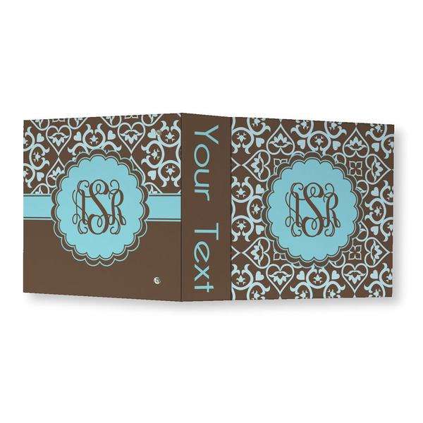 Floral 3 Ring Binders - Full Wrap - 3" - OPEN OUTSIDE