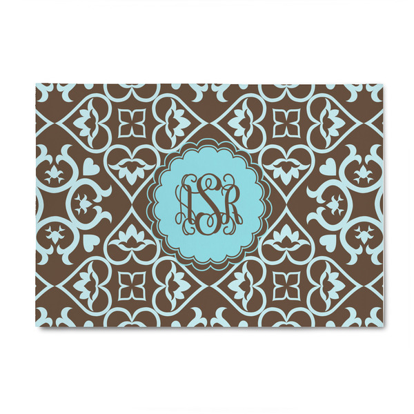 Custom Floral 4' x 6' Indoor Area Rug (Personalized)