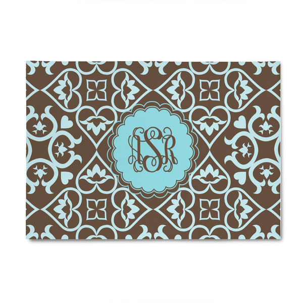 Custom Floral 4' x 6' Patio Rug (Personalized)