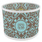 Floral 8" Drum Lampshade - ANGLE Poly-Film