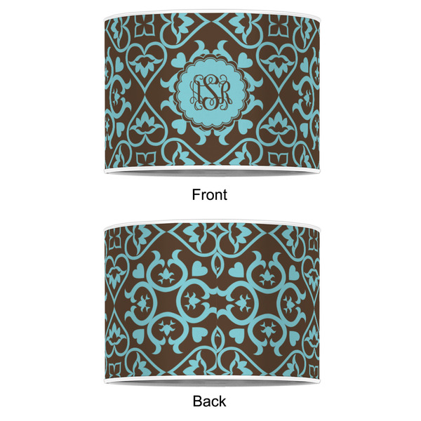 Floral 8" Drum Lampshade - APPROVAL (Poly Film)