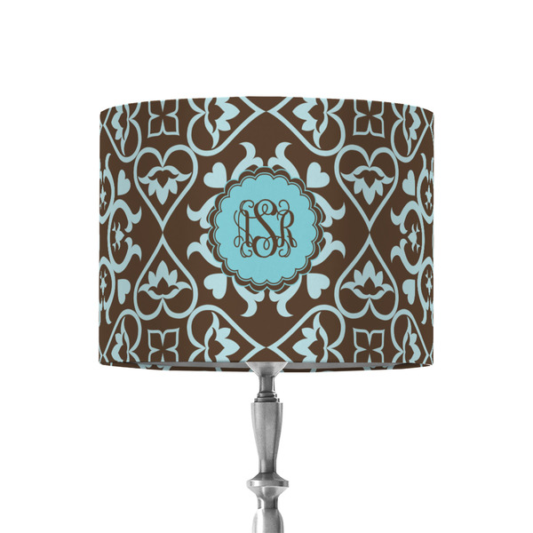 Custom Floral 8" Drum Lamp Shade - Fabric (Personalized)