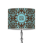 Floral 8" Drum Lamp Shade - Poly-film (Personalized)