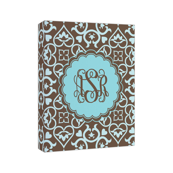 Floral 8x10 - Canvas Print - Angled View