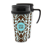 Floral Acrylic Travel Mug (Personalized)