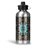 Floral Water Bottle - Aluminum - 20 oz (Personalized)