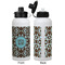 Floral Aluminum Water Bottle - White APPROVAL