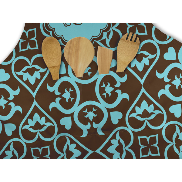 Floral Apron - Pocket Detail with Props