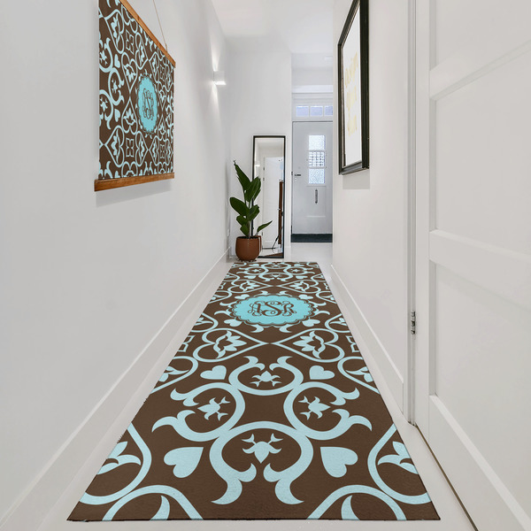 Floral Area Rug Sizes - In Context (vertical)