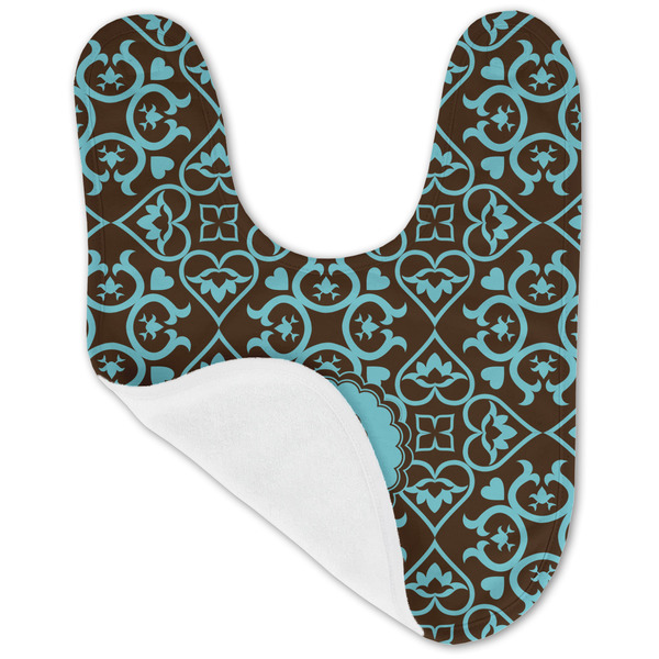 Floral Baby Bib - AFT folded