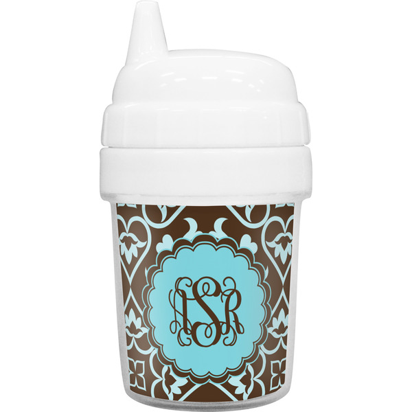 Custom Floral Baby Sippy Cup (Personalized)