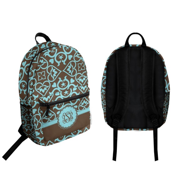 Floral Backpack front and back - Apvl