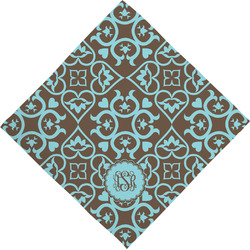 Floral Dog Bandana Scarf w/ Monogram