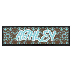 Floral Bar Mat (Personalized)