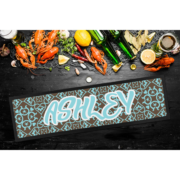 Floral Bar Mat - Large - LIFESTYLE