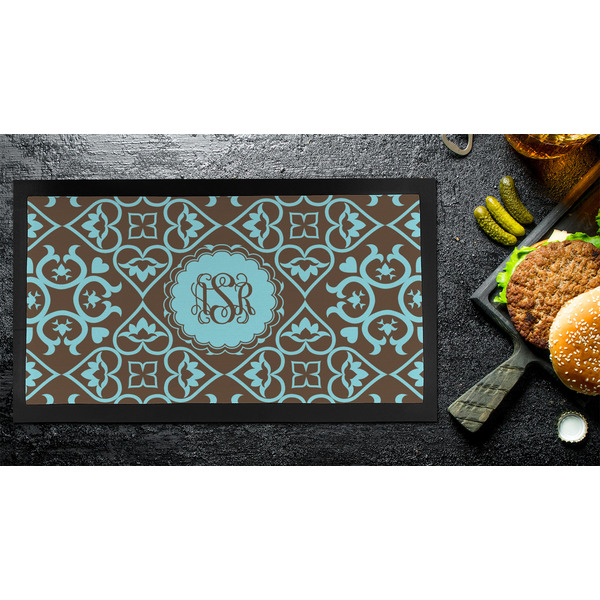 Floral Bar Mat - Small - LIFESTYLE