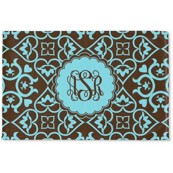Custom Floral Woven Mat (Personalized)