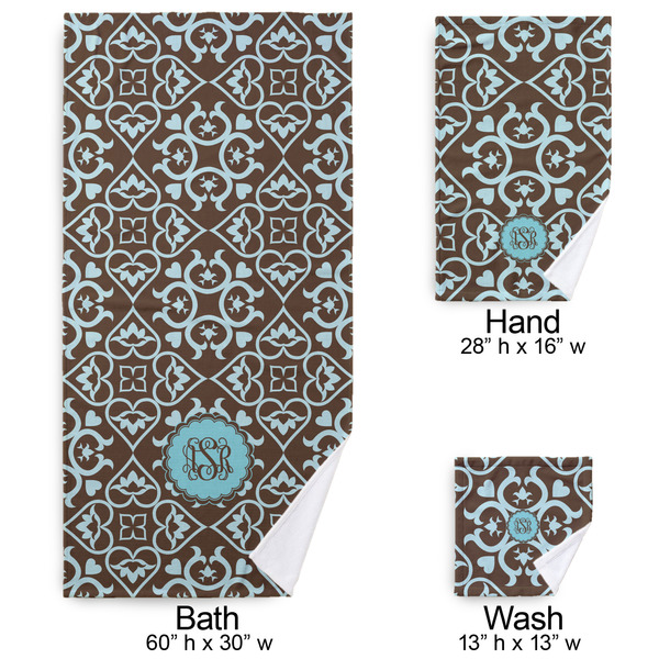 Floral Bath Towel Sets - 3-piece - Approval