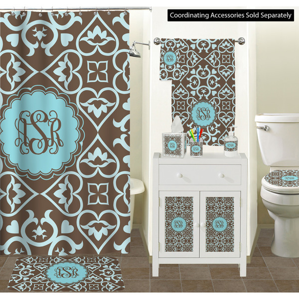 Floral Bathroom Scene