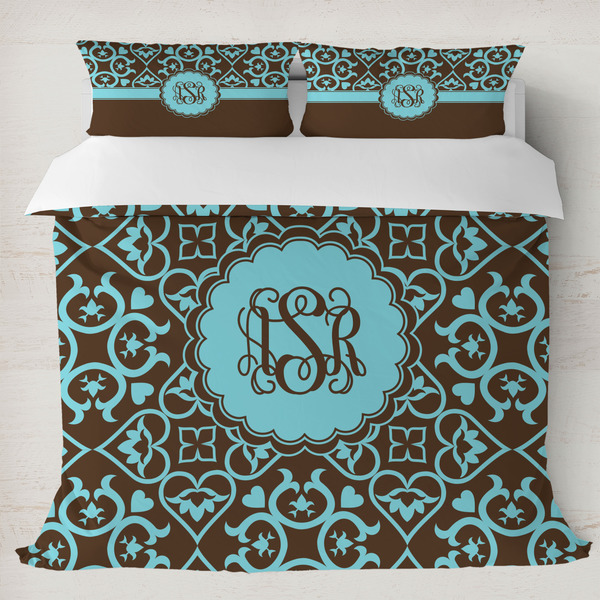Custom Floral Duvet Cover Set - King (Personalized)