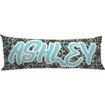 Floral Body Pillow Case (Personalized)