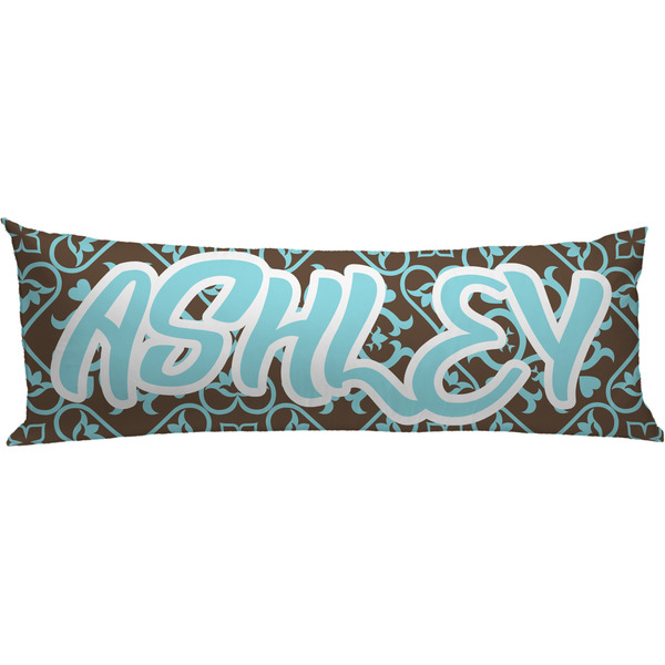 Custom Floral Body Pillow Case (Personalized)
