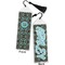 Floral Bookmark with tassel - Front and Back
